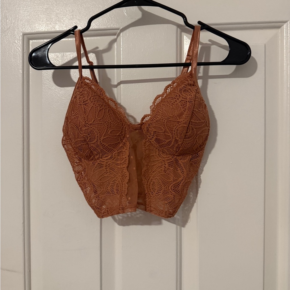 Bozzolo Lace Bralette in Rich Copper